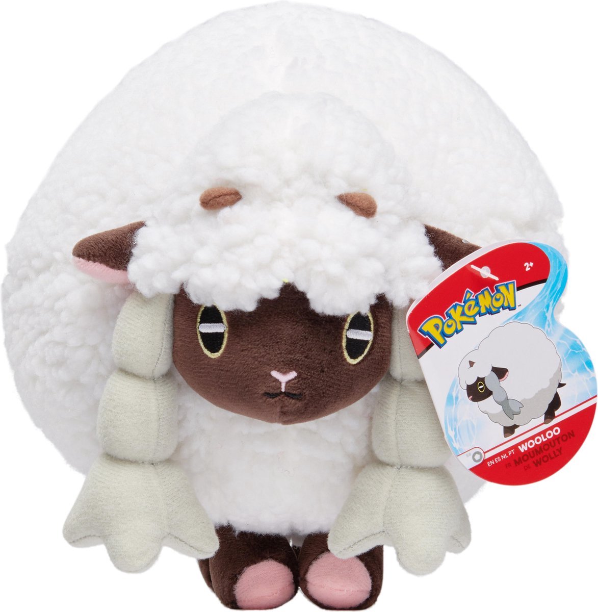 Wooloo – Pokémon Pluche Knuffel 23 cm {Pokemon Plush Toy | Speelgoed Knuffeldier Knuffelpop voor kinderen jongens meisjes | Charizard, Bulbasaur, Charmander, Squirtle, Pikachu, Eevee}